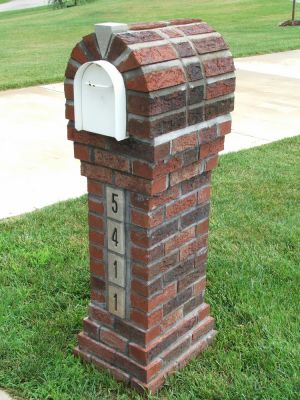 Brick Mailbox